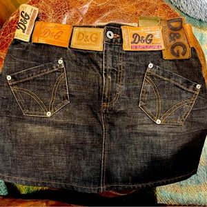 Dolce and Gabbana Jean mini skirt